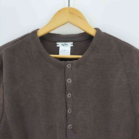 サバイ saby 24AW WAFFLE HENRY NECK SHIRTS メンズ JPN:2
